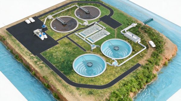 梧州污水处理三维动画制作 | 污水厂工艺演示动画 | 环保净水宣传片定制 | 环保宣传片制作